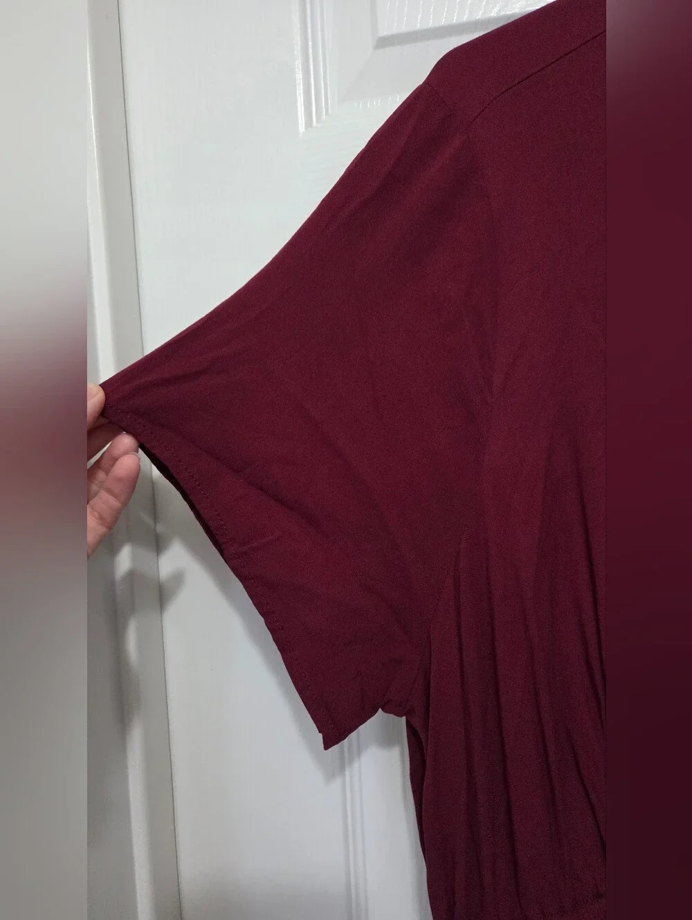 Torrid Burgundy Button Front Tiered Midi Shirt Dress Plus Size 2 Business Casual